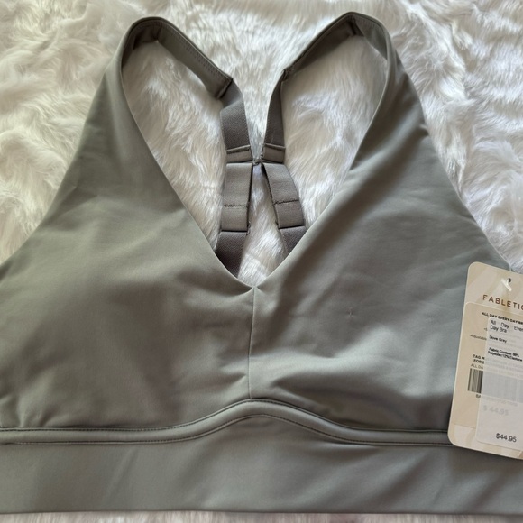 Fabletics Other - Fabletics dove grey bra/bralette, new with tags, size large